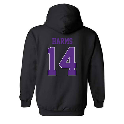TCU - NCAA Women's Soccer : Hannah Harms - Classic Fashion Shersey Hooded Sweatshirt-1