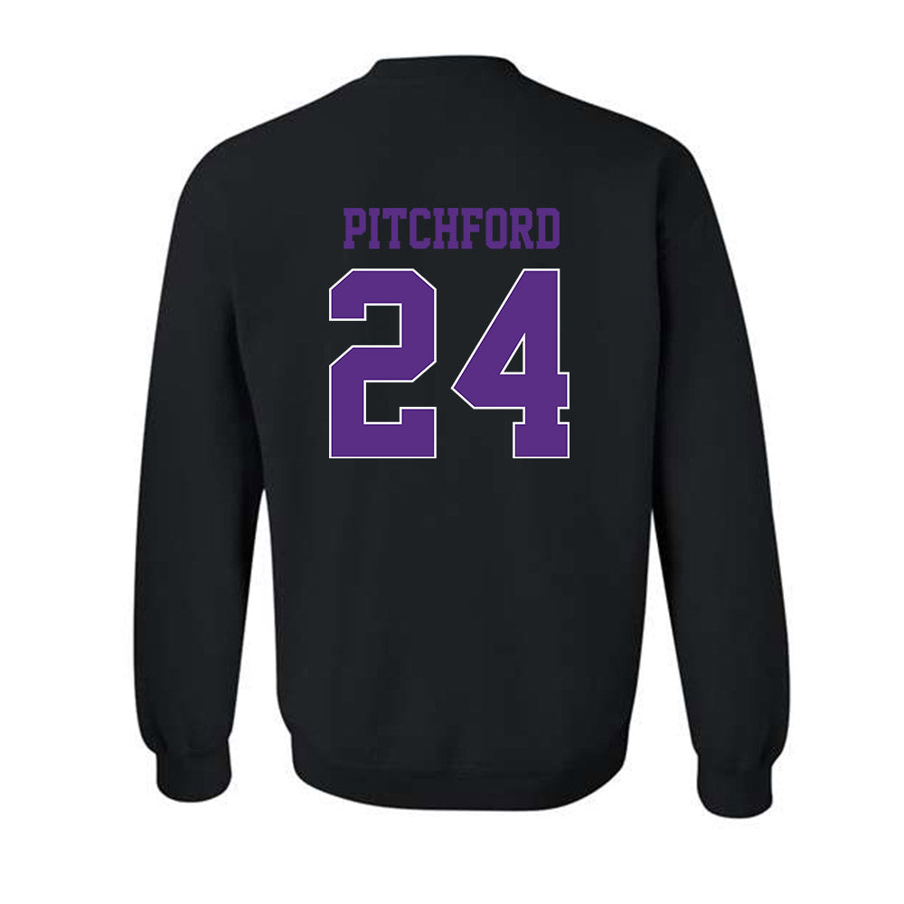 TCU - NCAA Football : Joe Pitchford - Classic Fashion Shersey Crewneck Sweatshirt-1