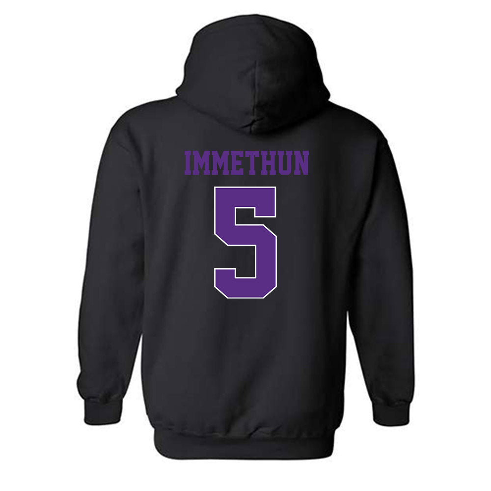 TCU - NCAA Women's Soccer : Jennie Immethun - Classic Fashion Shersey Hooded Sweatshirt