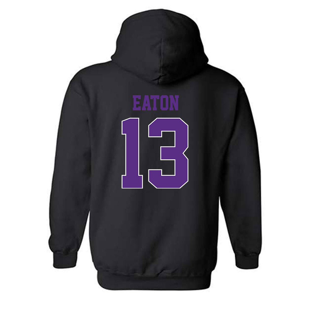TCU - NCAA Baseball : Cole Eaton - Classic Fashion Shersey Hooded Sweatshirt-1