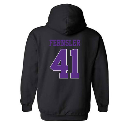 TCU - NCAA Baseball : Uli Fernsler - Classic Fashion Shersey Hooded Sweatshirt-1