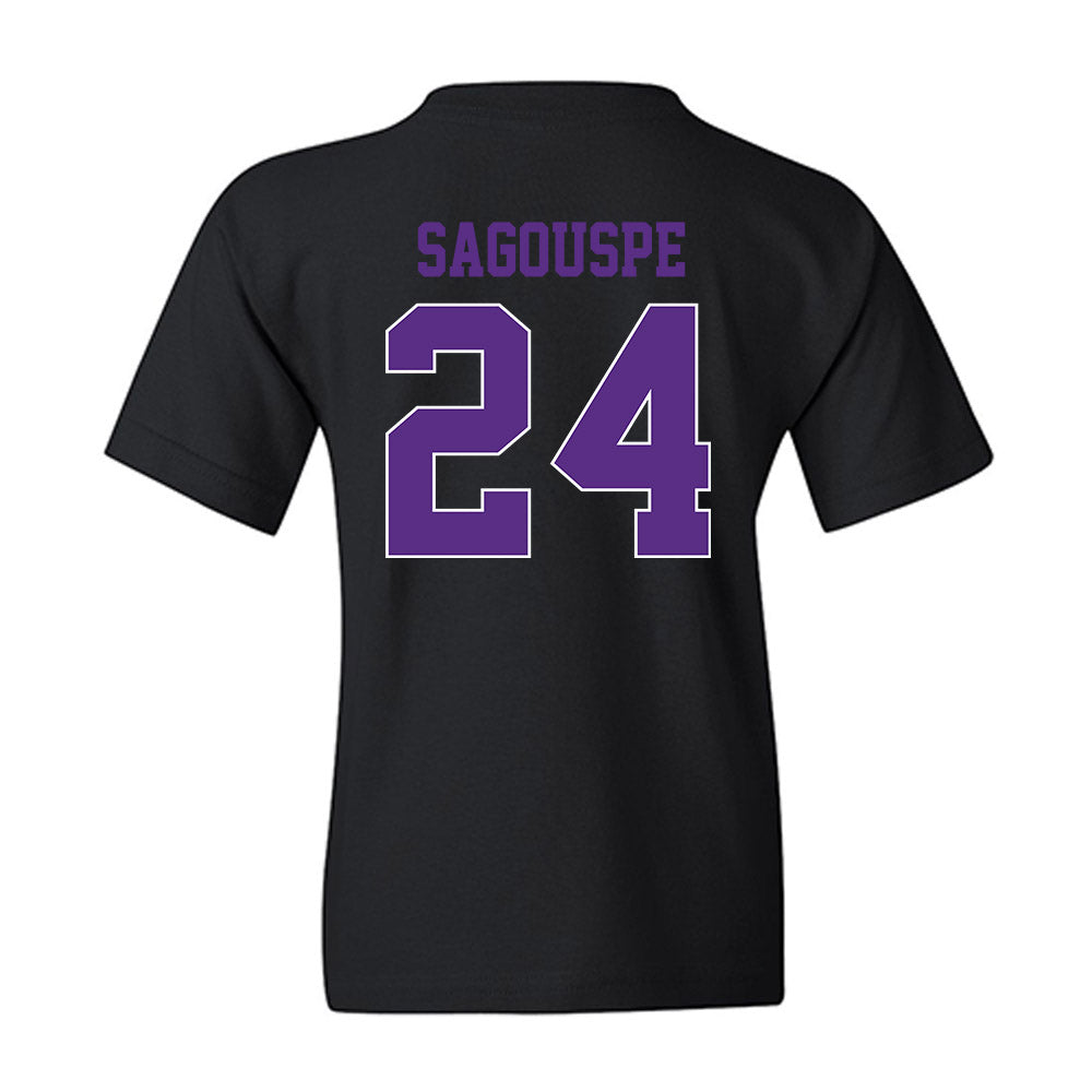 TCU - NCAA Baseball : Tanner Sagouspe - Classic Fashion Shersey Youth T-Shirt-1