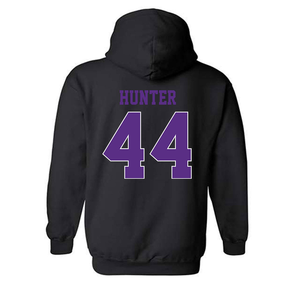 TCU - NCAA Women's Basketball : Emily Hunter - Classic Fashion Shersey Hooded Sweatshirt-1