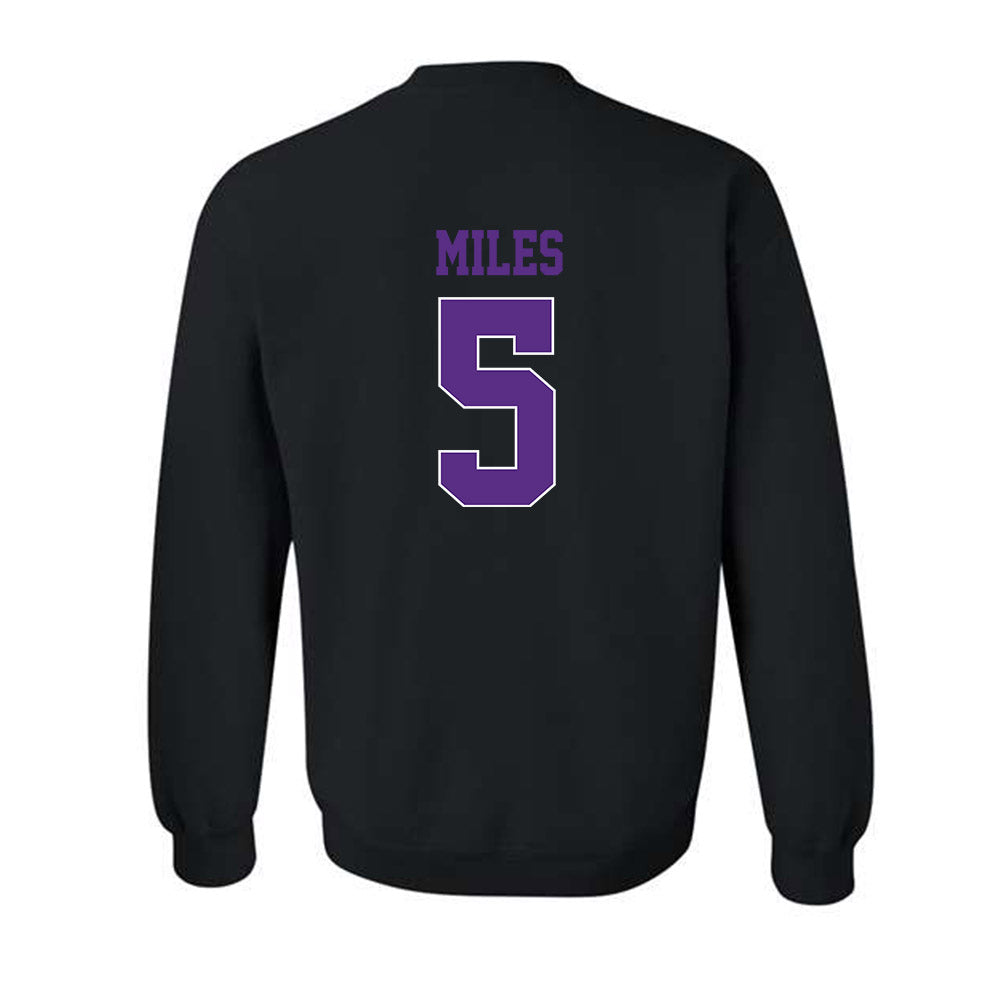 TCU - NCAA Women's Basketball : Olivia Miles - Classic Fashion Shersey Crewneck Sweatshirt-1
