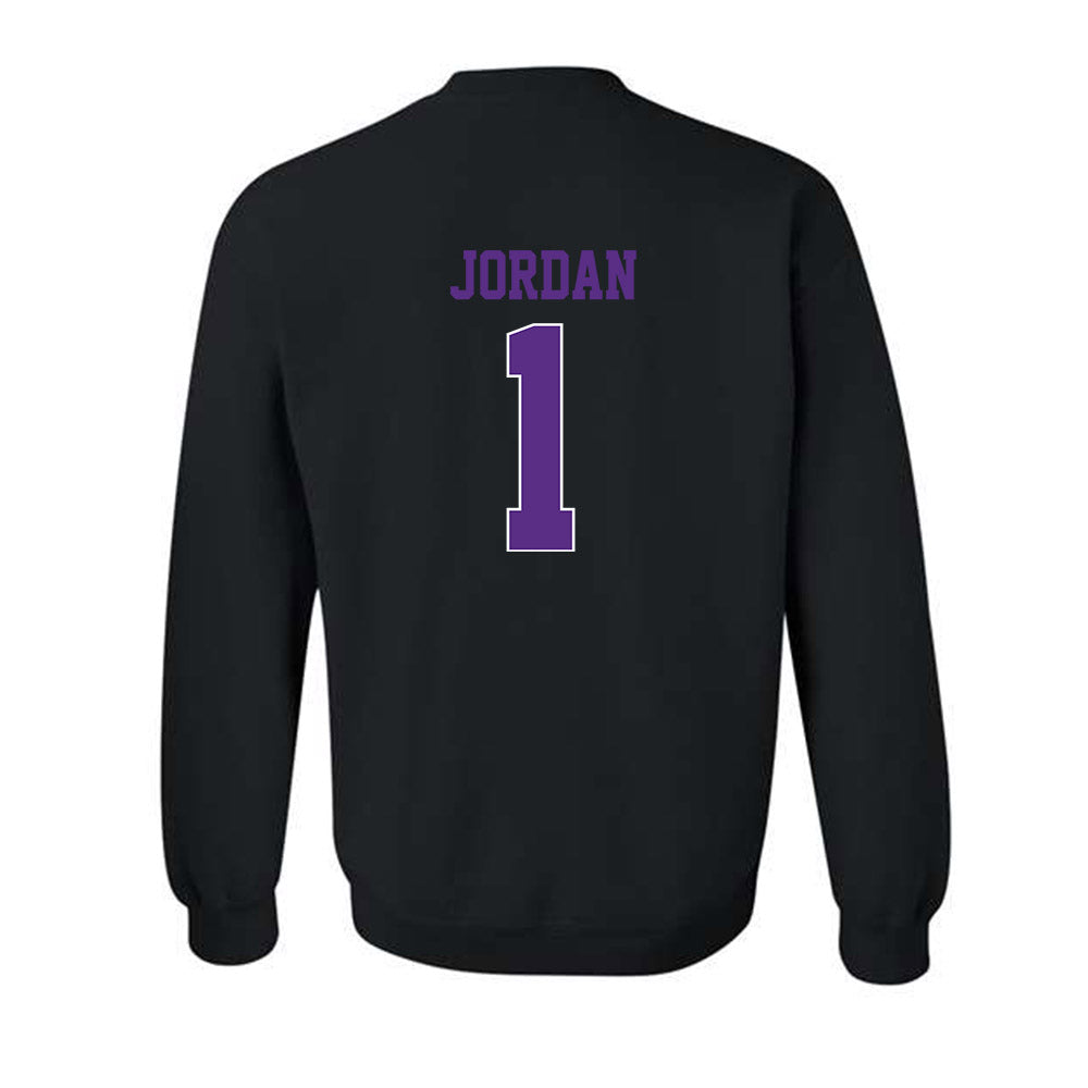 TCU - NCAA Football : Austin Jordan - Classic Fashion Shersey Crewneck Sweatshirt-1