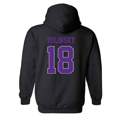 TCU - NCAA Women's Soccer : Emma Yolinsky - Classic Fashion Shersey Hooded Sweatshirt-1