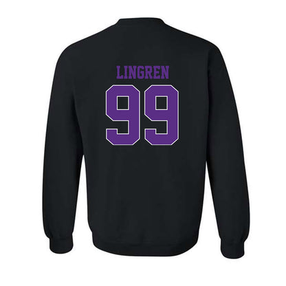 TCU - NCAA Football : Connor Lingren - Classic Fashion Shersey Crewneck Sweatshirt-1