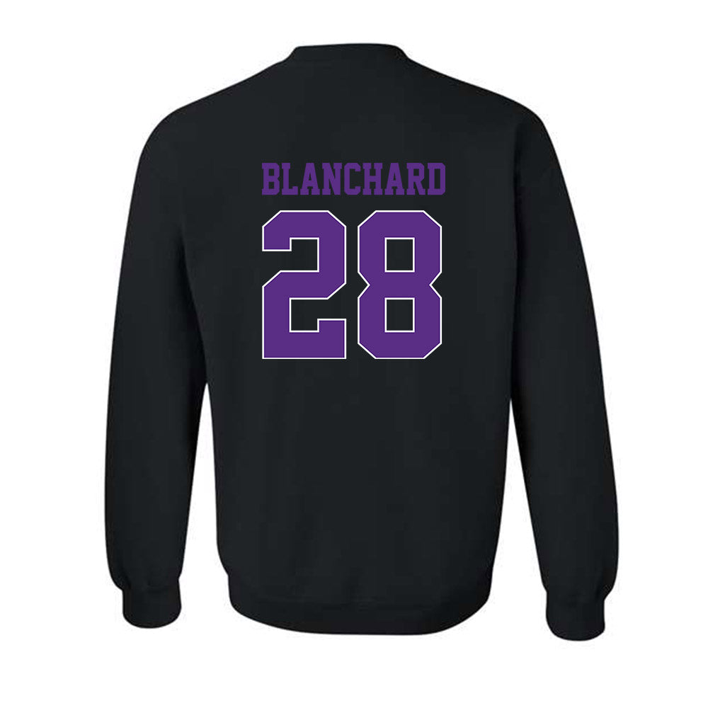 TCU - NCAA Baseball : Colin Blanchard - Classic Fashion Shersey Crewneck Sweatshirt-1