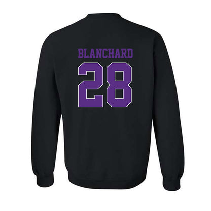 TCU - NCAA Baseball : Colin Blanchard - Classic Fashion Shersey Crewneck Sweatshirt-1