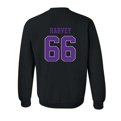 TCU - NCAA Football : Wesley Harvey - Classic Fashion Shersey Crewneck Sweatshirt-1