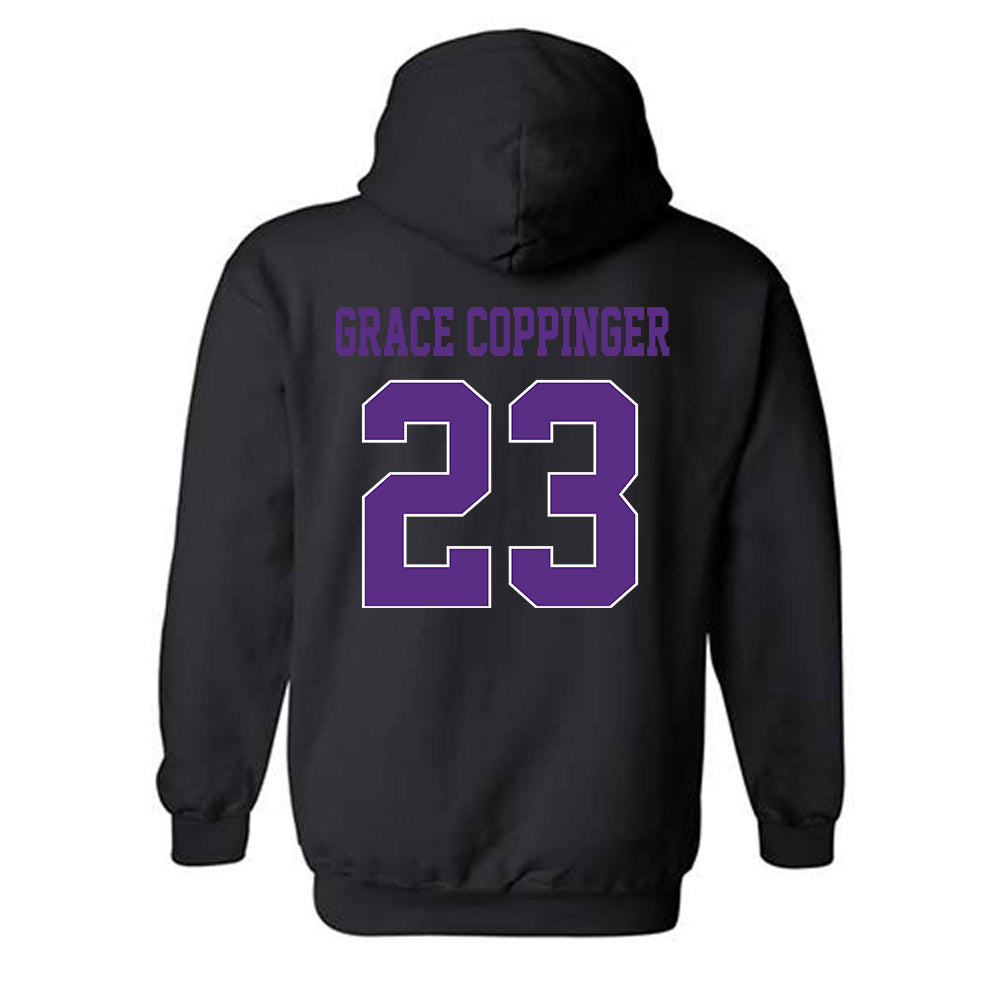 TCU - NCAA Women's Soccer : Grace Grace Coppinger - Classic Fashion Shersey Hooded Sweatshirt-1