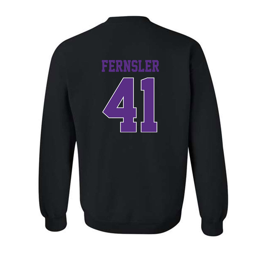 TCU - NCAA Baseball : Uli Fernsler - Classic Fashion Shersey Crewneck Sweatshirt-1