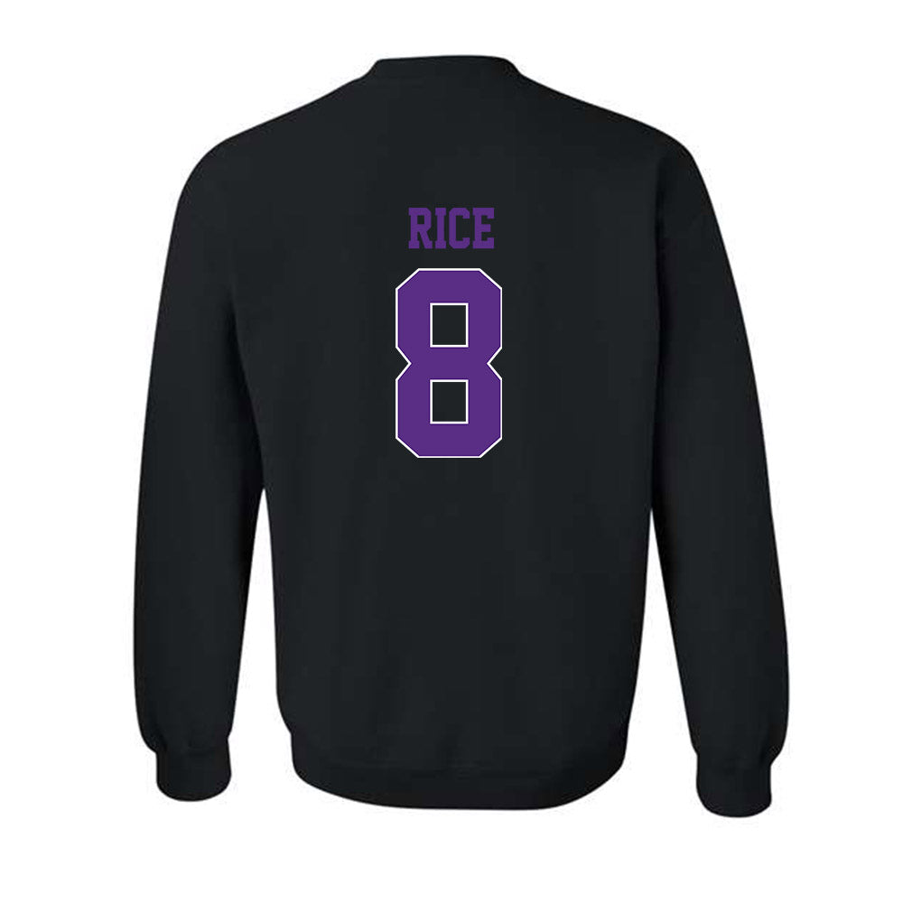 TCU - NCAA Women's Volleyball : Anna Rice - Classic Fashion Shersey Crewneck Sweatshirt-1