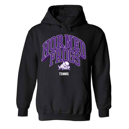 TCU - NCAA Women's Tennis : Raquel Caballero Chica - Classic Fashion Shersey Hooded Sweatshirt-0