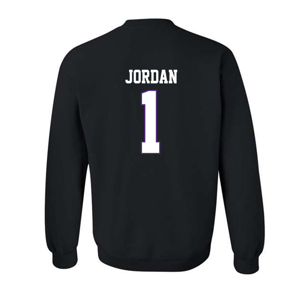 TCU - NCAA Football : Austin Jordan - Classic Fashion Shersey Crewneck Sweatshirt-1