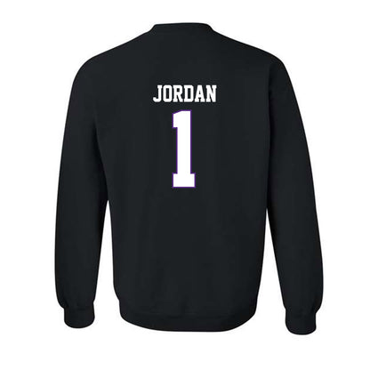 TCU - NCAA Football : Austin Jordan - Classic Fashion Shersey Crewneck Sweatshirt-1