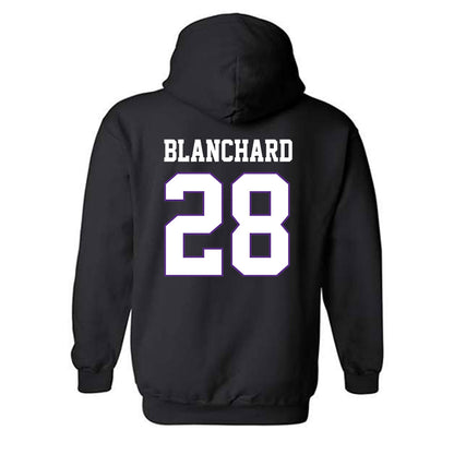 TCU - NCAA Baseball : Colin Blanchard - Classic Fashion Shersey Hooded Sweatshirt-1