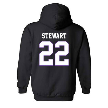 TCU - NCAA Men's Basketball : Adam Stewart - Classic Fashion Shersey Hooded Sweatshirt