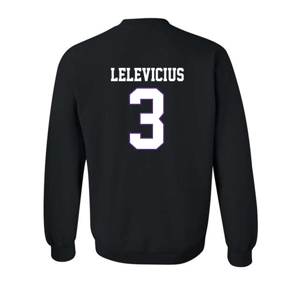 TCU - NCAA Men's Basketball : Liutauras Lelevicius - Classic Fashion Shersey Crewneck Sweatshirt-1