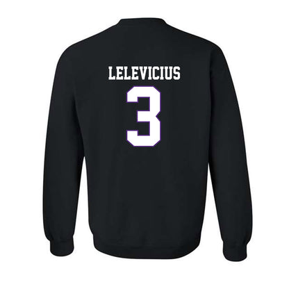 TCU - NCAA Men's Basketball : Liutauras Lelevicius - Classic Fashion Shersey Crewneck Sweatshirt-1