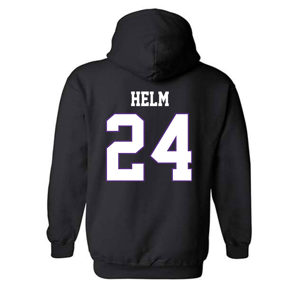 TCU - NCAA Football : Avery Helm - Classic Fashion Shersey Hooded Sweatshirt