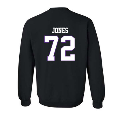 TCU - NCAA Football : Jackson Jones - Classic Fashion Shersey Crewneck Sweatshirt-1