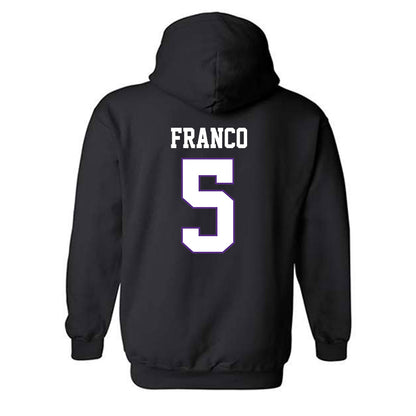 TCU - NCAA Baseball : Lucas Franco - Classic Fashion Shersey Hooded Sweatshirt-1