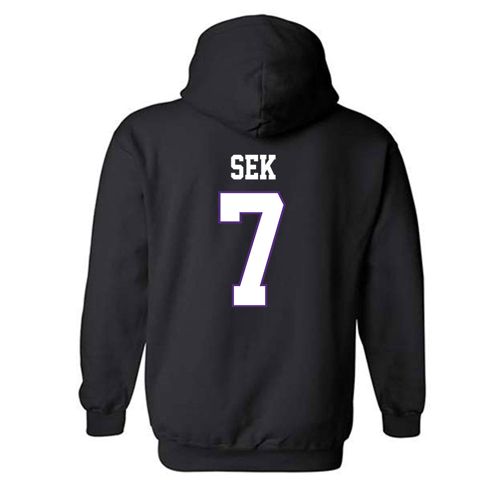 TCU - NCAA Beach Volleyball : Josephine Sek - Classic Fashion Shersey Hooded Sweatshirt