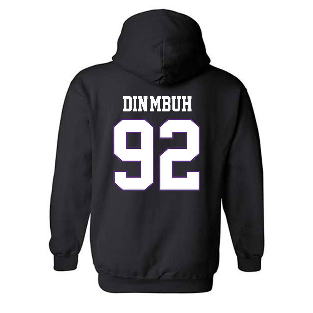 TCU - NCAA Football : Ansel Din-Mbuh - Classic Fashion Shersey Hooded Sweatshirt-1