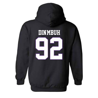 TCU - NCAA Football : Ansel Din-Mbuh - Classic Fashion Shersey Hooded Sweatshirt-1