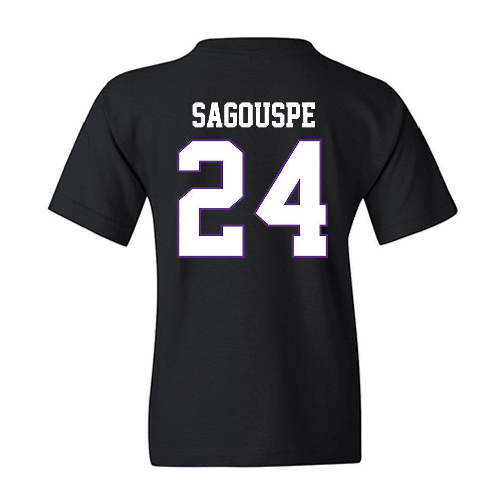 TCU - NCAA Baseball : Tanner Sagouspe - Classic Fashion Shersey Youth T-Shirt-1