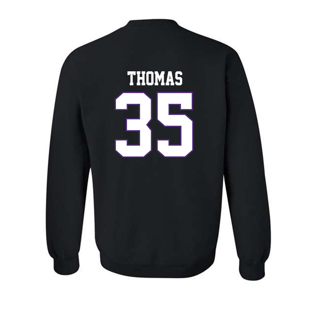 TCU - NCAA Baseball : Ethan Thomas - Classic Fashion Shersey Crewneck Sweatshirt-1