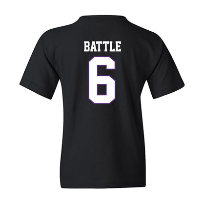 TCU - NCAA Football : Trent Battle - Classic Fashion Shersey Youth T-Shirt-1