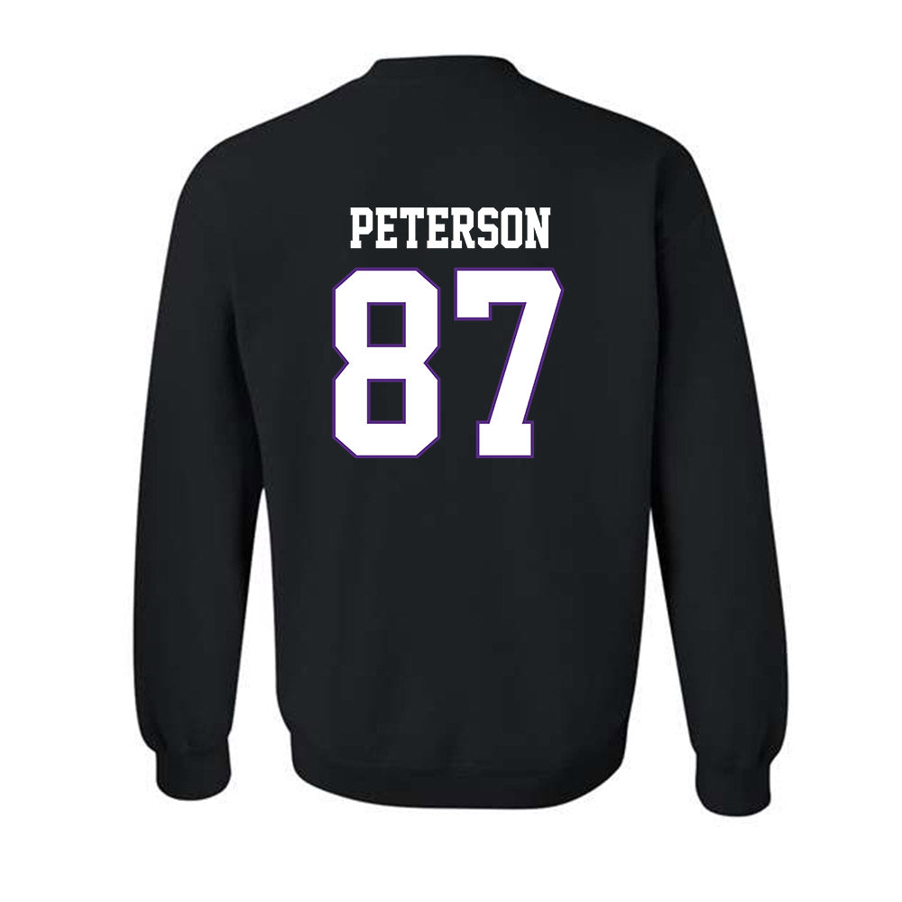 TCU - NCAA Football : Mason Peterson - Classic Fashion Shersey Crewneck Sweatshirt-1