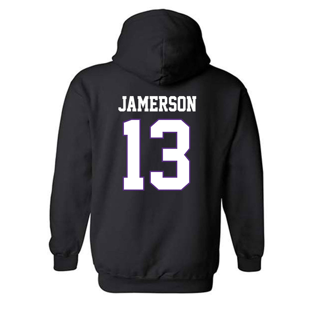 TCU - NCAA Football : Cam Jamerson - Classic Fashion Shersey Hooded Sweatshirt-1
