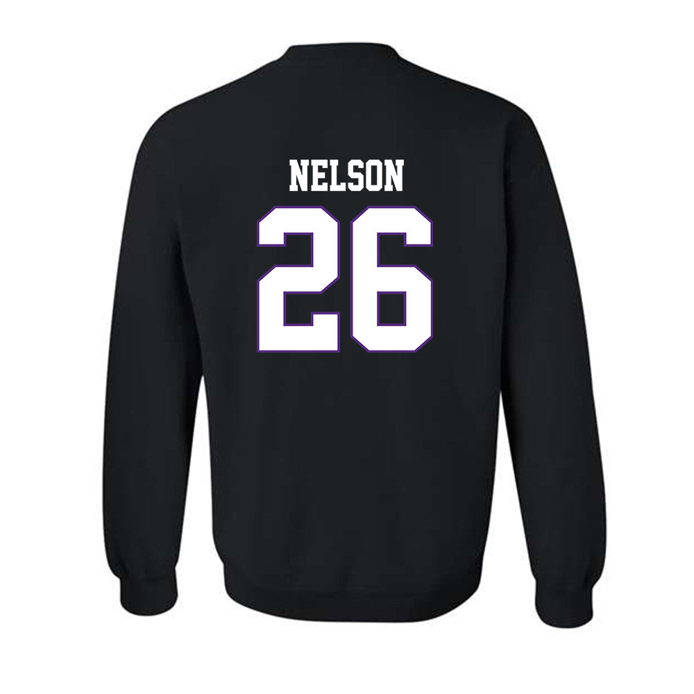 TCU - NCAA Baseball : Cade Nelson - Classic Fashion Shersey Crewneck Sweatshirt-1