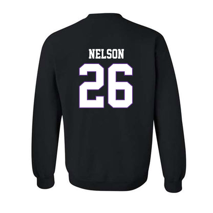 TCU - NCAA Baseball : Cade Nelson - Classic Fashion Shersey Crewneck Sweatshirt-1