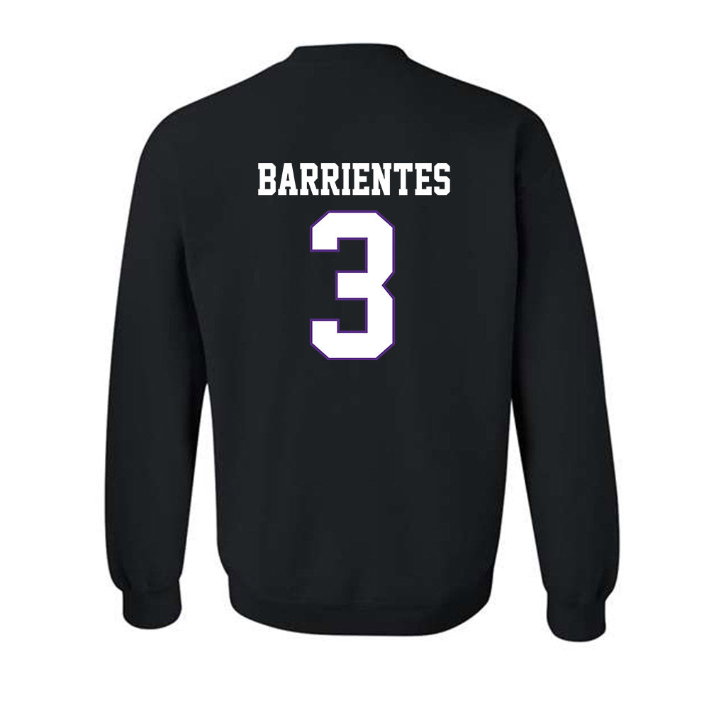 TCU - NCAA Baseball : Aiden Barrientes - Classic Fashion Shersey Crewneck Sweatshirt-1