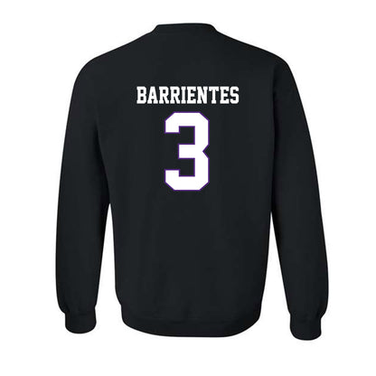 TCU - NCAA Baseball : Aiden Barrientes - Classic Fashion Shersey Crewneck Sweatshirt-1