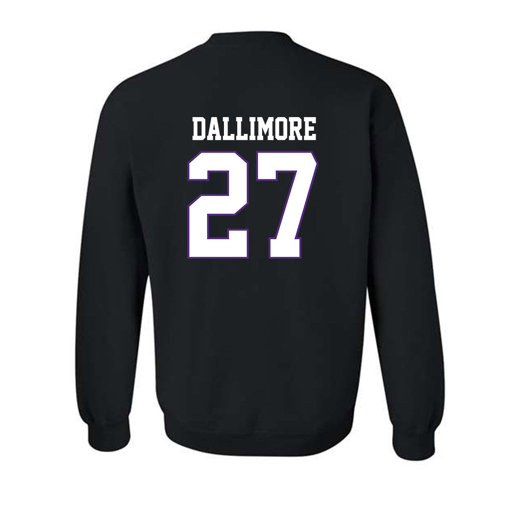 TCU - NCAA Baseball : Brady Dallimore - Classic Fashion Shersey Crewneck Sweatshirt-1