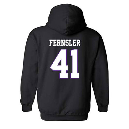 TCU - NCAA Baseball : Uli Fernsler - Classic Fashion Shersey Hooded Sweatshirt-1