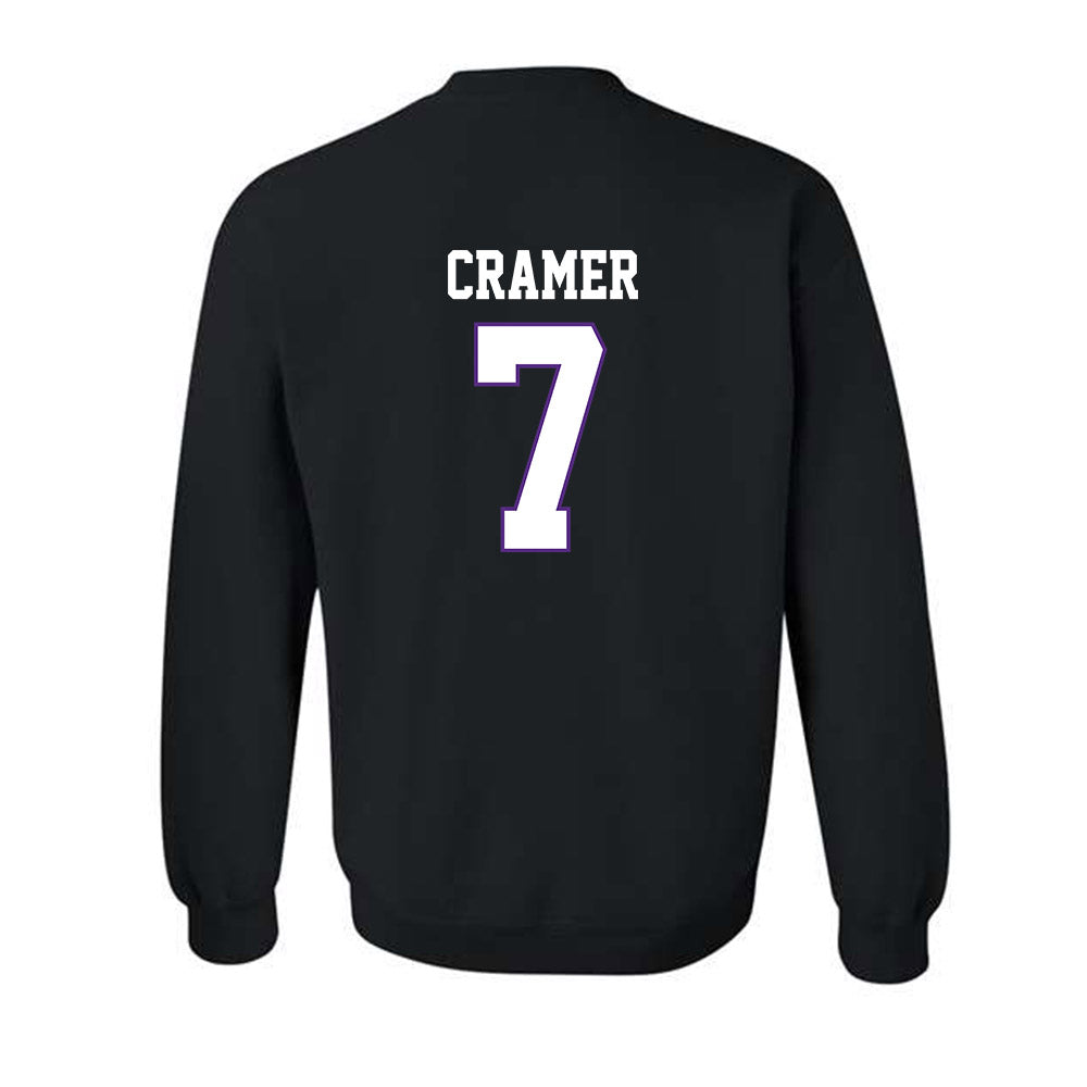 TCU - NCAA Baseball : Cole Cramer - Classic Fashion Shersey Crewneck Sweatshirt-1