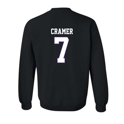 TCU - NCAA Baseball : Cole Cramer - Classic Fashion Shersey Crewneck Sweatshirt-1