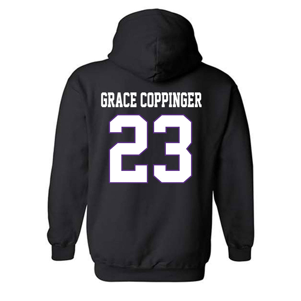 TCU - NCAA Women's Soccer : Grace Grace Coppinger - Classic Fashion Shersey Hooded Sweatshirt-1