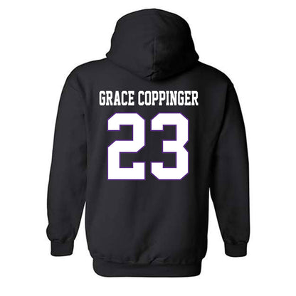 TCU - NCAA Women's Soccer : Grace Grace Coppinger - Classic Fashion Shersey Hooded Sweatshirt-1