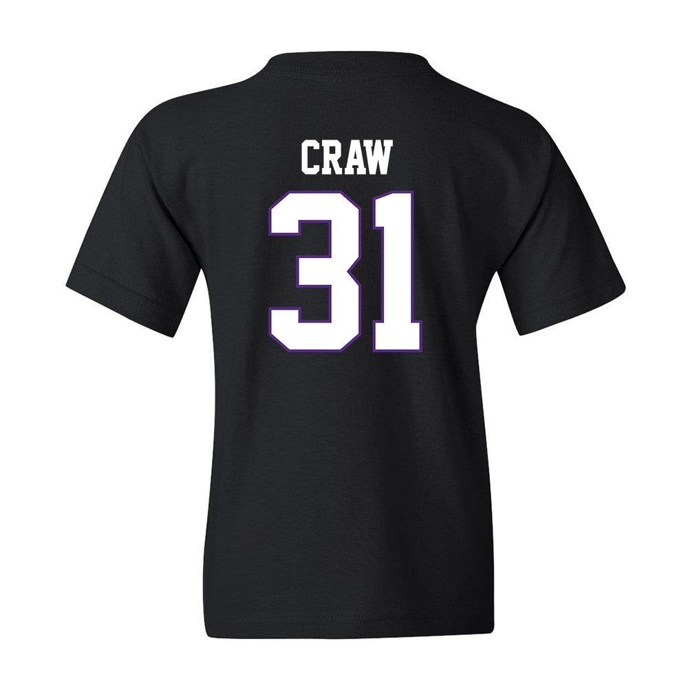 TCU - NCAA Football : Ethan Craw - Classic Fashion Shersey Youth T-Shirt