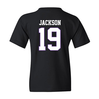 TCU - NCAA Football : Kylin Jackson - Classic Fashion Shersey Youth T-Shirt-1