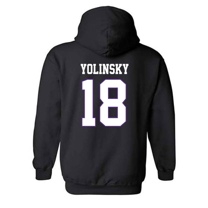 TCU - NCAA Women's Soccer : Emma Yolinsky - Classic Fashion Shersey Hooded Sweatshirt-1