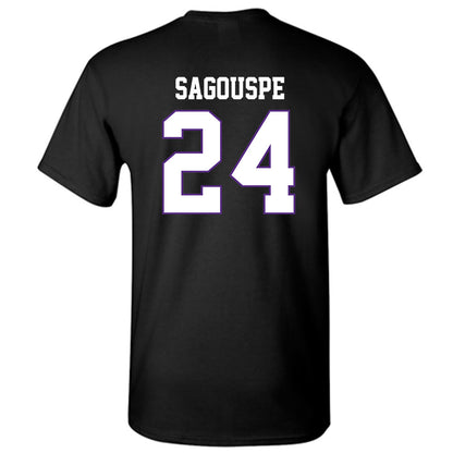 TCU - NCAA Baseball : Tanner Sagouspe - Classic Fashion Shersey T-Shirt-1