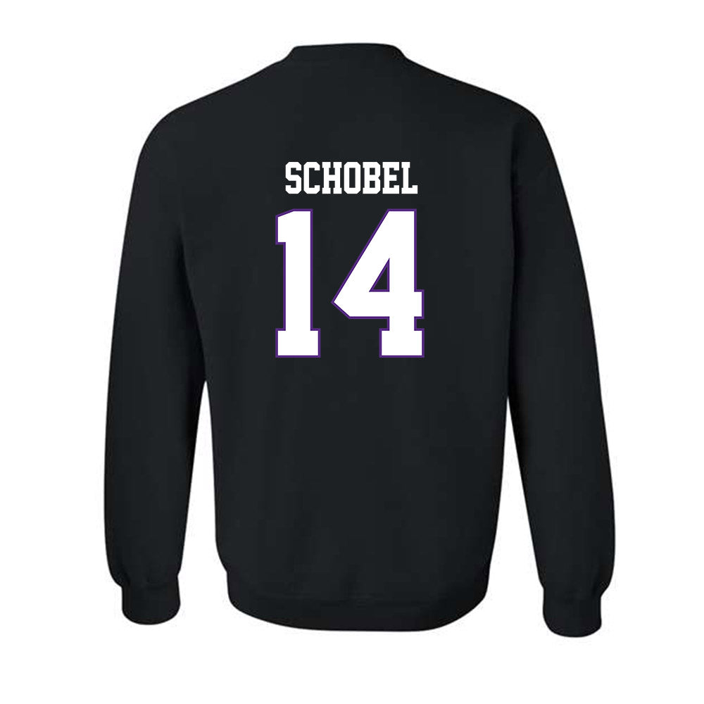 TCU - NCAA Football : John Schobel - Classic Fashion Shersey Crewneck Sweatshirt-1
